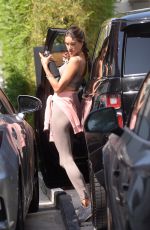 ALESSANDRA AMBROSIO Leaves Gym in Los Angeles 09/21/2020