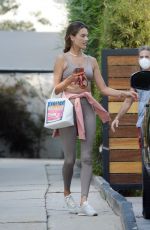 ALESSANDRA AMBROSIO Leaves Gym in Los Angeles 09/21/2020