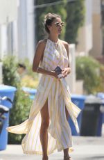 ALESSANDRA AMBROSIO Out Shopping for Colorful Balloons in Los Angeles 09/06/22020