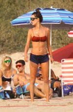 ALESSANDRA AMBROSIO Playing Volleyball at a Beach in Malibu 09/13/2020