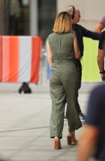 ALEX JONES Driving Cinclair C5 Vehicles on the Set of The One Show in London 09/08/2020