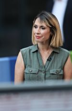 ALEX JONES Driving Cinclair C5 Vehicles on the Set of The One Show in London 09/08/2020
