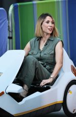 ALEX JONES Driving Cinclair C5 Vehicles on the Set of The One Show in London 09/08/2020