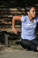 ALEX SCOTT Workout at a Park in London 09/18/2020