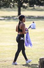 ALEX SCOTT Workout at a Park in London 09/18/2020