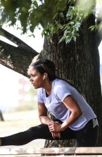 ALEX SCOTT Workout at a Park in London 09/18/2020