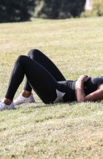 ALEX SCOTT Workout at a Park in London 09/18/2020