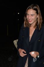 ALEXA CHUNG Leaves Chiltern Firehouse in London 09/17/2020
