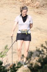 ALICIA SILVERSTONE Out Hiking with Her Dogs in Los Angeles 09/26/2020