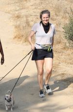 ALICIA SILVERSTONE Out Hiking with Her Dogs in Los Angeles 09/26/2020
