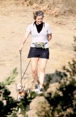 ALICIA SILVERSTONE Out Hiking with Her Dogs in Los Angeles 09/26/2020