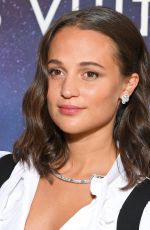 ALICIA VIKANDER at Louis Vuitton Stellar Jewelry Presentation in Paris 09/28/2020