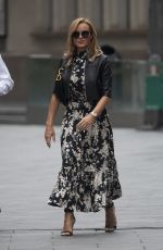 AMANDA HOLDEN Arrives at Global Radio in London 09/03/2020