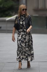 AMANDA HOLDEN Arrives at Global Radio in London 09/03/2020