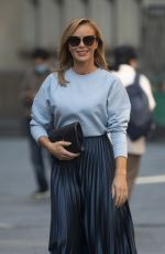 AMANDA HOLDEN Arrives at Global Studios in London 09/10/2020