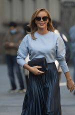 AMANDA HOLDEN Arrives at Global Studios in London 09/10/2020