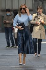 AMANDA HOLDEN Arrives at Global Studios in London 09/10/2020