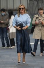 AMANDA HOLDEN Arrives at Global Studios in London 09/10/2020