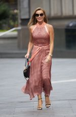 AMANDA HOLDEN Arrives at Heart Radio in London 09/07/2020