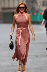 AMANDA HOLDEN Arrives at Heart Radio in London 09/07/2020
