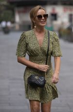 AMANDA HOLDEN Arrives at Heart Radio in London 09/16/2020