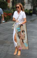 AMANDA HOLDEN Arrives at Heart Radio Show in London 09/15/2020