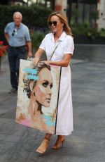 AMANDA HOLDEN Arrives at Heart Radio Show in London 09/15/2020