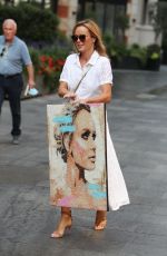 AMANDA HOLDEN Arrives at Heart Radio Show in London 09/15/2020