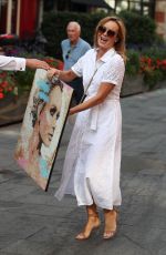 AMANDA HOLDEN Arrives at Heart Radio Show in London 09/15/2020