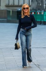 AMANDA HOLDEN in Denim Leaves Global Studios in London 09/28/2020