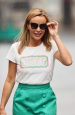 AMANDA HOLDEN Leaves Global Studios in London 09/08/2020