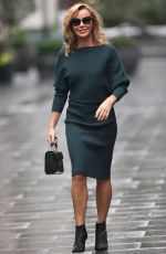 AMANDA HOLDEN Leaves Heart Radio in London 09/29/2020