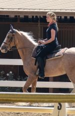 AMBER HEARD at Horseback Riding in Los Angeles 09/23/2020
