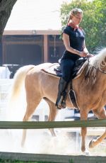 AMBER HEARD at Horseback Riding in Los Angeles 09/23/2020