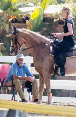 AMBER HEARD at Horseback Riding in Los Angeles 09/23/2020
