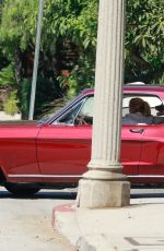 AMBER HEARD Out Driving in Los Angeles 09/22/2020