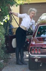 AMBER HEARD Out Driving in Los Angeles 09/22/2020