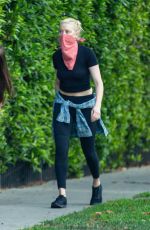 AMBER HEARD Out Hiking with a Friend at Griffith Park in Los Angeles 08/31/2020