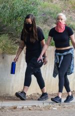AMBER HEARD Out Hiking with a Friend at Griffith Park in Los Angeles 08/31/2020