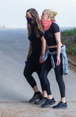 AMBER HEARD Out Hiking with a Friend at Griffith Park in Los Angeles 08/31/2020