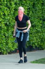 AMBER HEARD Out Hiking with a Friend at Griffith Park in Los Angeles 08/31/2020