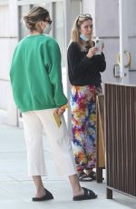 AMELIA and DELILAH HAMLIN at Comoncy Cafe in Beverly Hills 09/21/2020