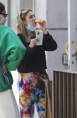 AMELIA and DELILAH HAMLIN at Comoncy Cafe in Beverly Hills 09/21/2020