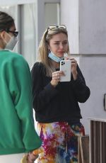 AMELIA and DELILAH HAMLIN at Comoncy Cafe in Beverly Hills 09/21/2020
