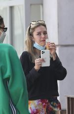 AMELIA and DELILAH HAMLIN at Comoncy Cafe in Beverly Hills 09/21/2020