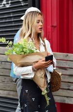 AMELIA WINDSOR Buying Flowers Out in London 09/02/2020