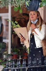 AMELIA WINDSOR Buying Flowers Out in London 09/02/2020