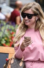 AMY HART Out at Leicester Square in London 09/01/2020