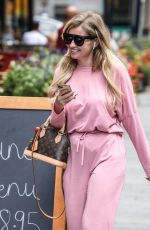 AMY HART Out at Leicester Square in London 09/01/2020