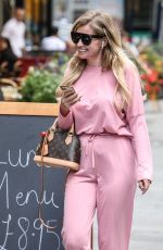 AMY HART Out at Leicester Square in London 09/01/2020
